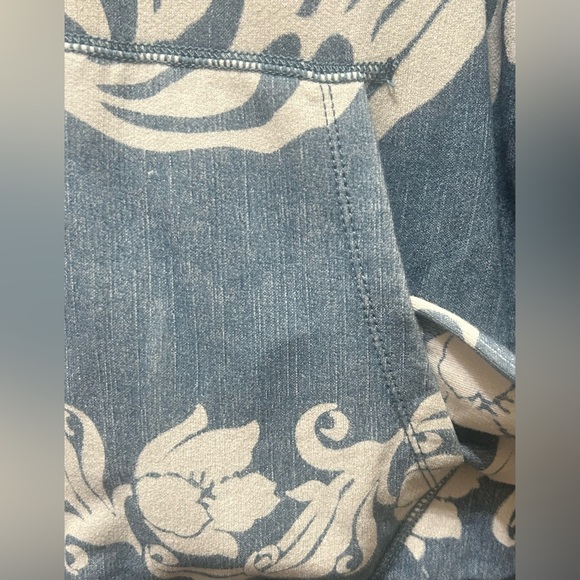 Denim & Supply Ralph Lauren Denim Blue Floral Hoodie Pullover - XXL - Picture 5 of 5
